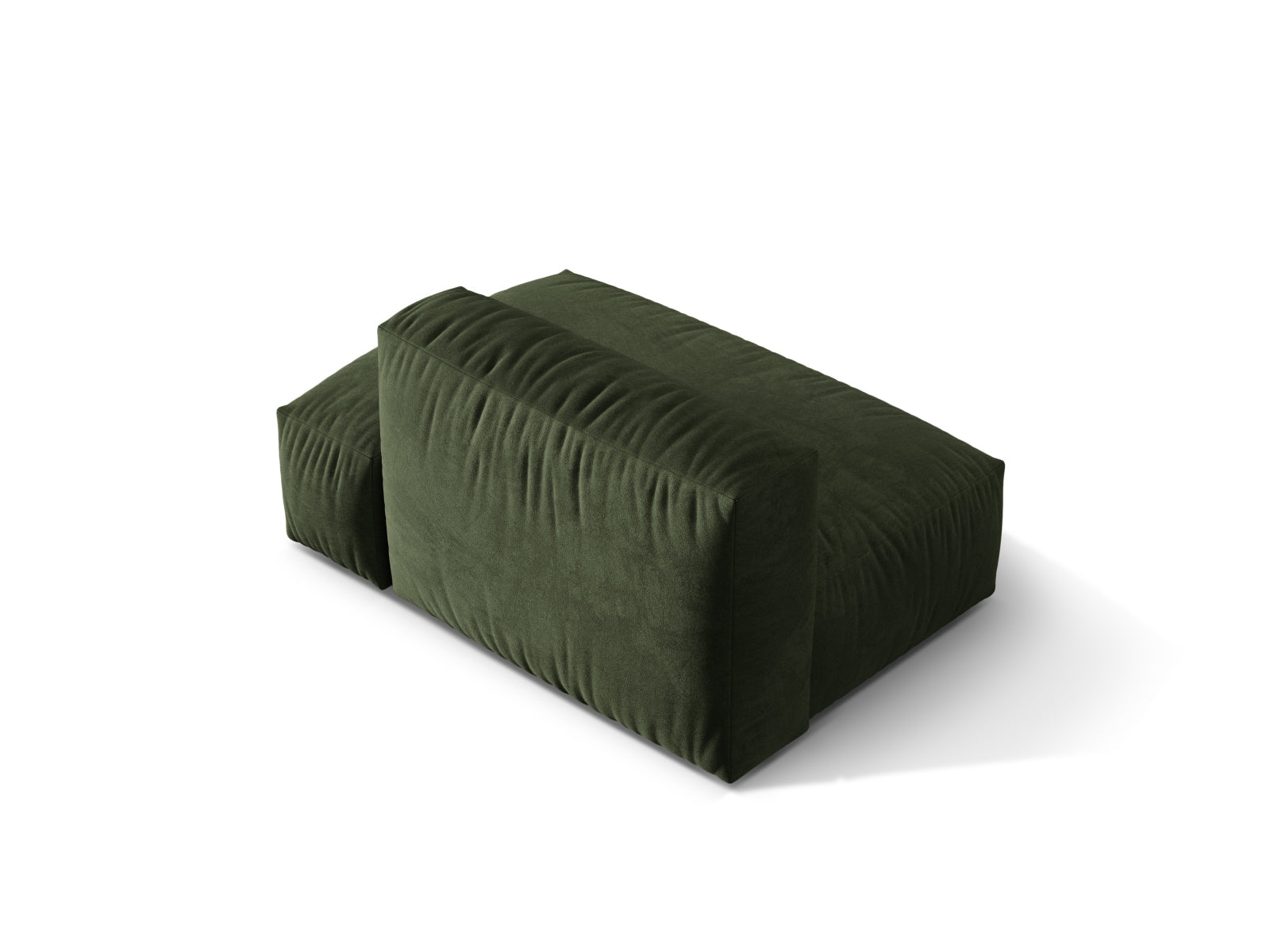 Modernes 2-Sitzer Martina Sofa rechts von Micadoni, perfekt für gemütliche Wohnzimmer. Stilvolles Design in angesagtem Green-Vogue.