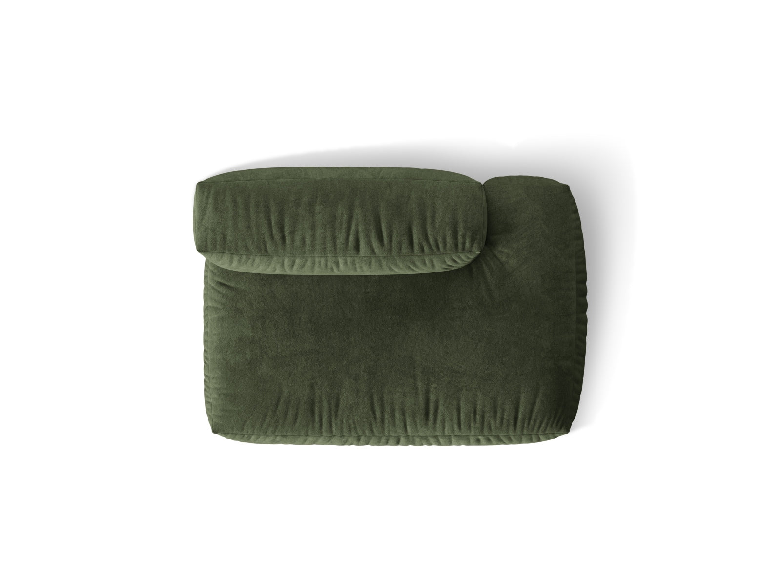 Elegantes Martina Sofa rechts im 2-Sitzer-Format von Micadoni, ideal für stilvolle Wohnräume. Trendige Farbe Green-Vogue für ein modernes Ambiente.