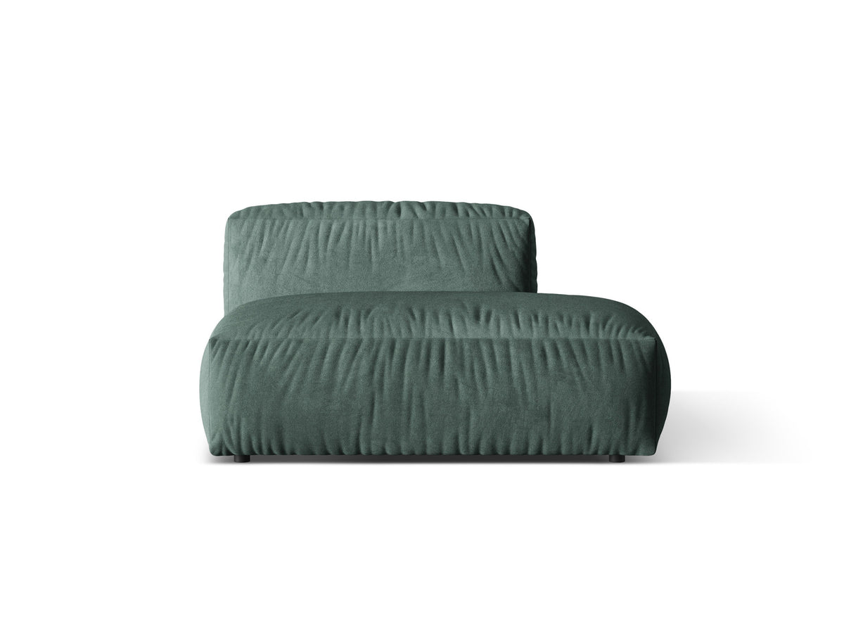 Martina Sofa rechts 2 Sitzer in Petrol-Vogue präsentiert im Onlineshop von KAQTU Design AG. Modulares Sofa ist von Micadoni