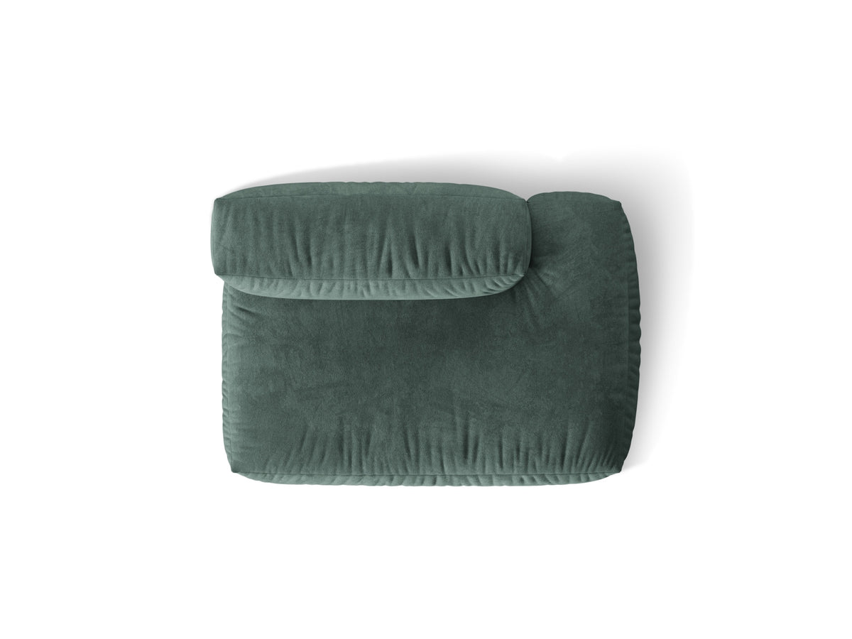 Martina Sofa rechts 2 Sitzer in Petrol-Vogue präsentiert im Onlineshop von KAQTU Design AG. L-Sofa rechts ist von Micadoni
