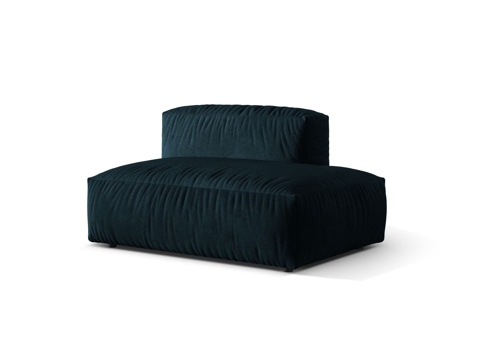 Elegantes Martina Sofa rechts, 2-Sitzer in tiefem Petrol, ideal für stilvolle Wohnräume. Hochwertiges Design von Micadoni.