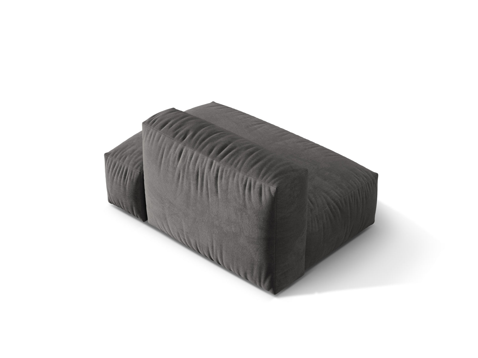 Modernes 2-Sitzer Sofa Martina in Grey-Vogue, rechtsseitig, perfekt für gemütliche und stilvolle Wohnbereiche. Hochwertige Materialien von Micadoni.