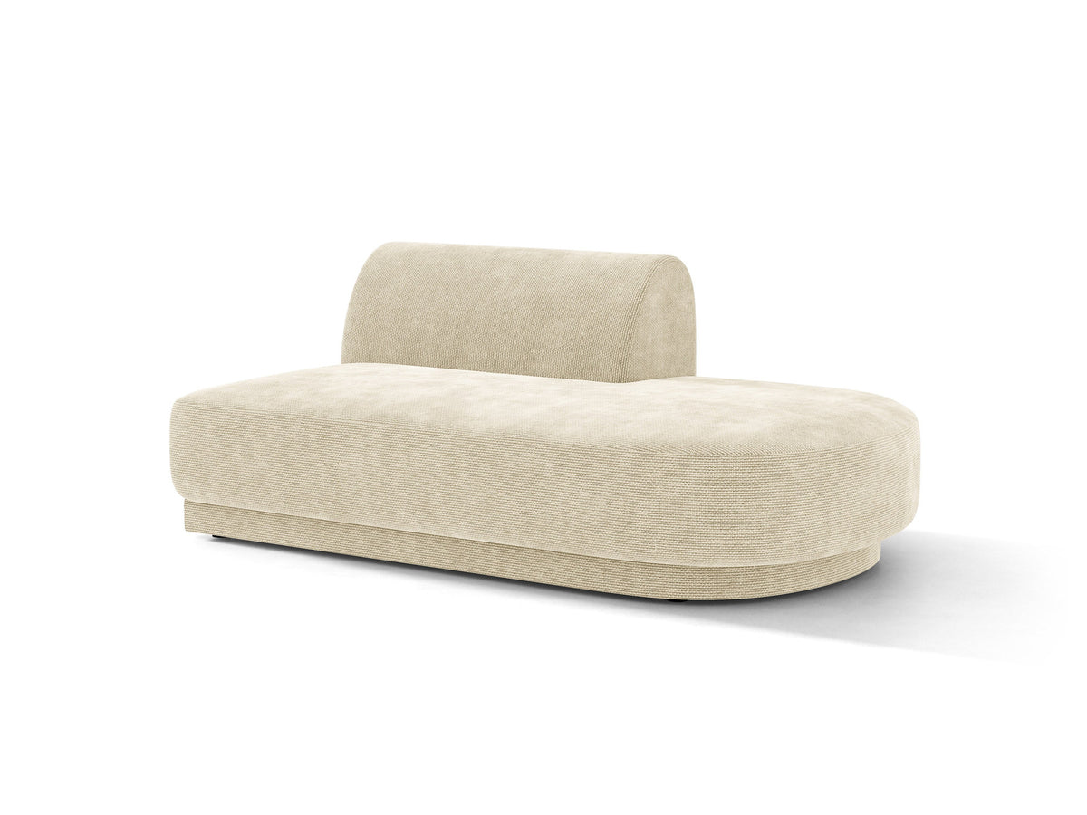 Miley Sitting Module Open rechts 2 Sitzer in Light Beige-Haga präsentiert im Onlineshop von KAQTU Design AG. Modulares Sofa ist von Micadoni