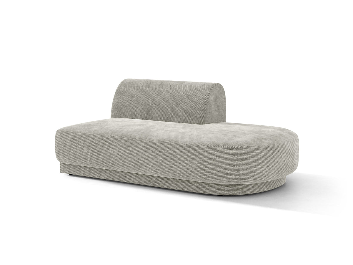 Miley Sitting Module Open rechts 2 Sitzer in Light Grey-Haga präsentiert im Onlineshop von KAQTU Design AG. Modulares Sofa ist von Micadoni