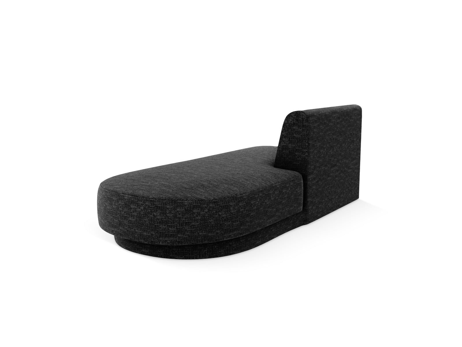 Miley Sitting Module Open rechts 2 Sitzer in Black präsentiert im Onlineshop von KAQTU Design AG. Modulares Sofa ist von Micadoni
