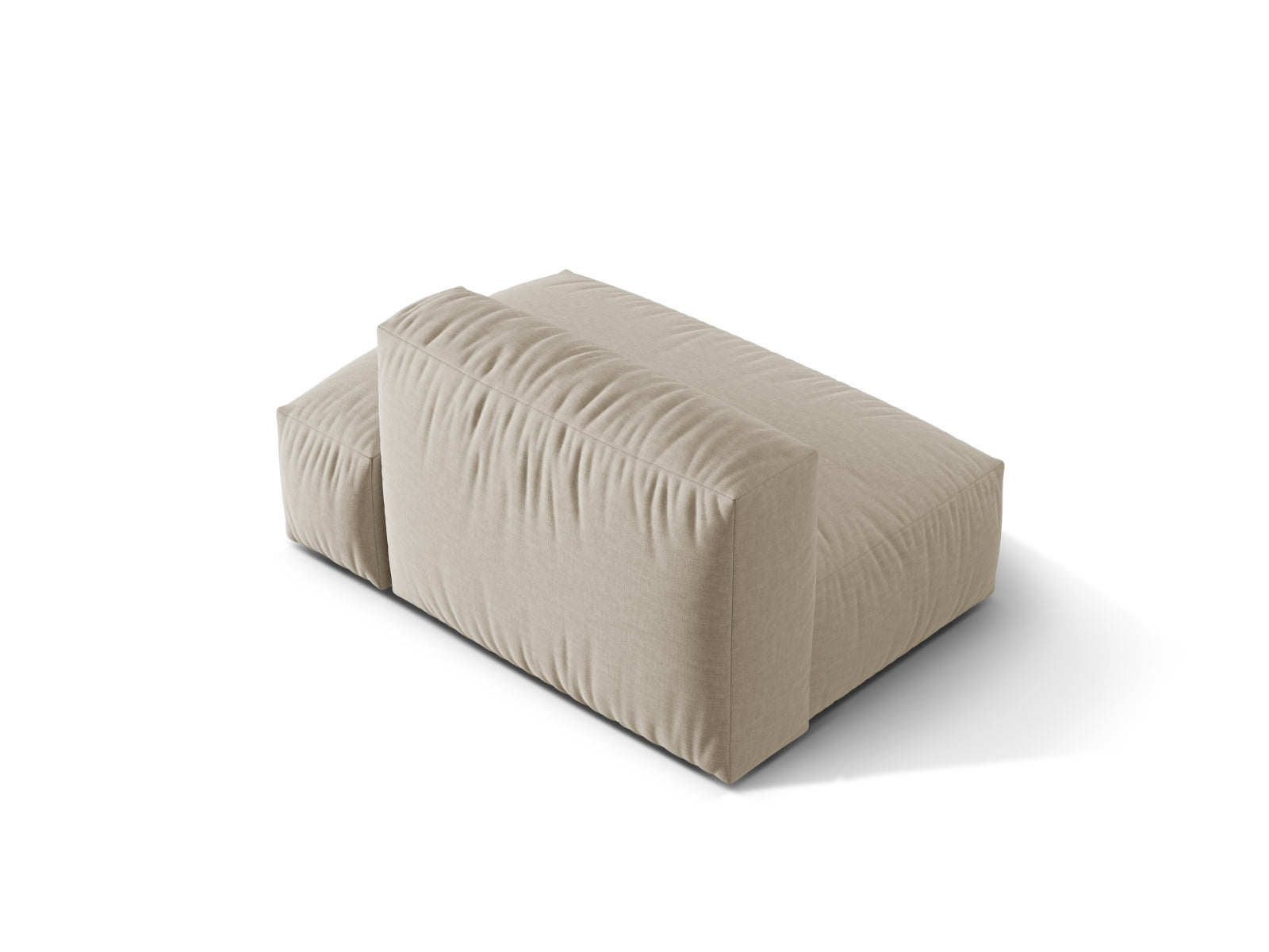 Modernes 2-Sitzer Martina Sofa in sanftem Beige, perfekt für gemütliche Wohnzimmer. Hochwertige Materialien und stilvolles Design von Micadoni.