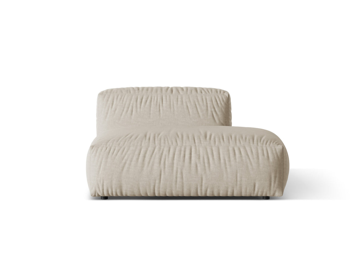 Martina Sofa rechts 2 Sitzer in Light Beige-Boston präsentiert im Onlineshop von KAQTU Design AG. Modulares Sofa ist von Micadoni