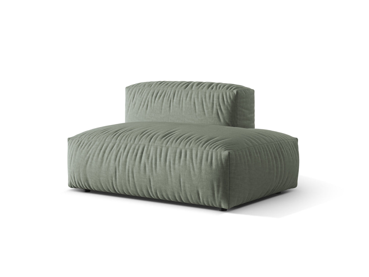 Martina Sofa rechts 2 Sitzer in Moss Green-Boston präsentiert im Onlineshop von KAQTU Design AG. Modulares Sofa ist von Micadoni