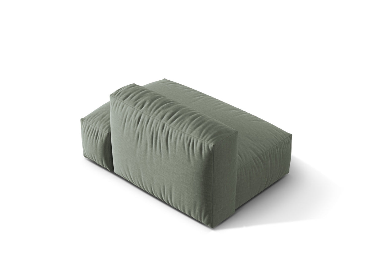 Martina Sofa rechts 2 Sitzer in Moss Green-Boston präsentiert im Onlineshop von KAQTU Design AG. Modulares Sofa ist von Micadoni
