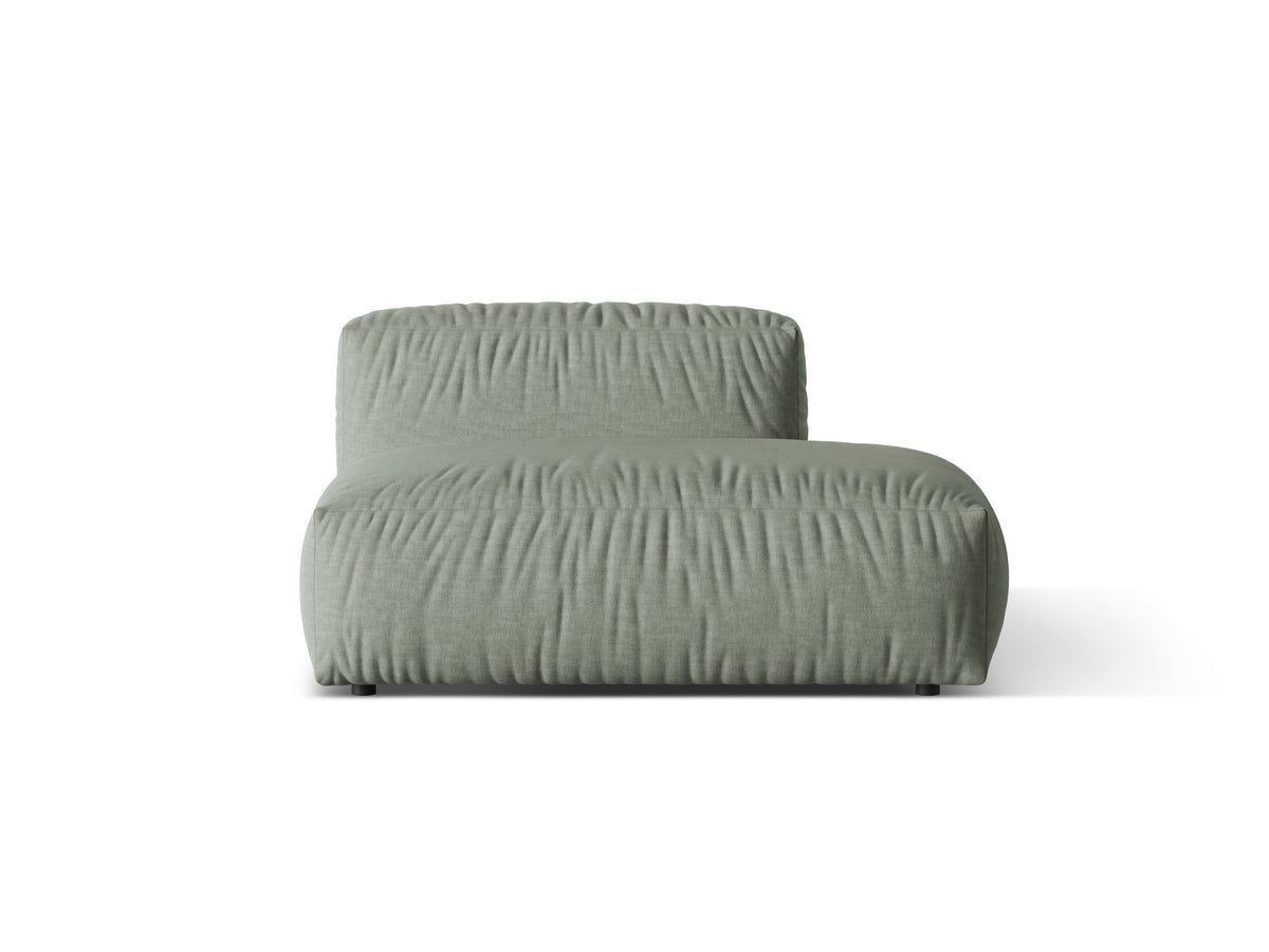 Martina Sofa rechts 2 Sitzer in Moss Green-Boston präsentiert im Onlineshop von KAQTU Design AG. Modulares Sofa ist von Micadoni