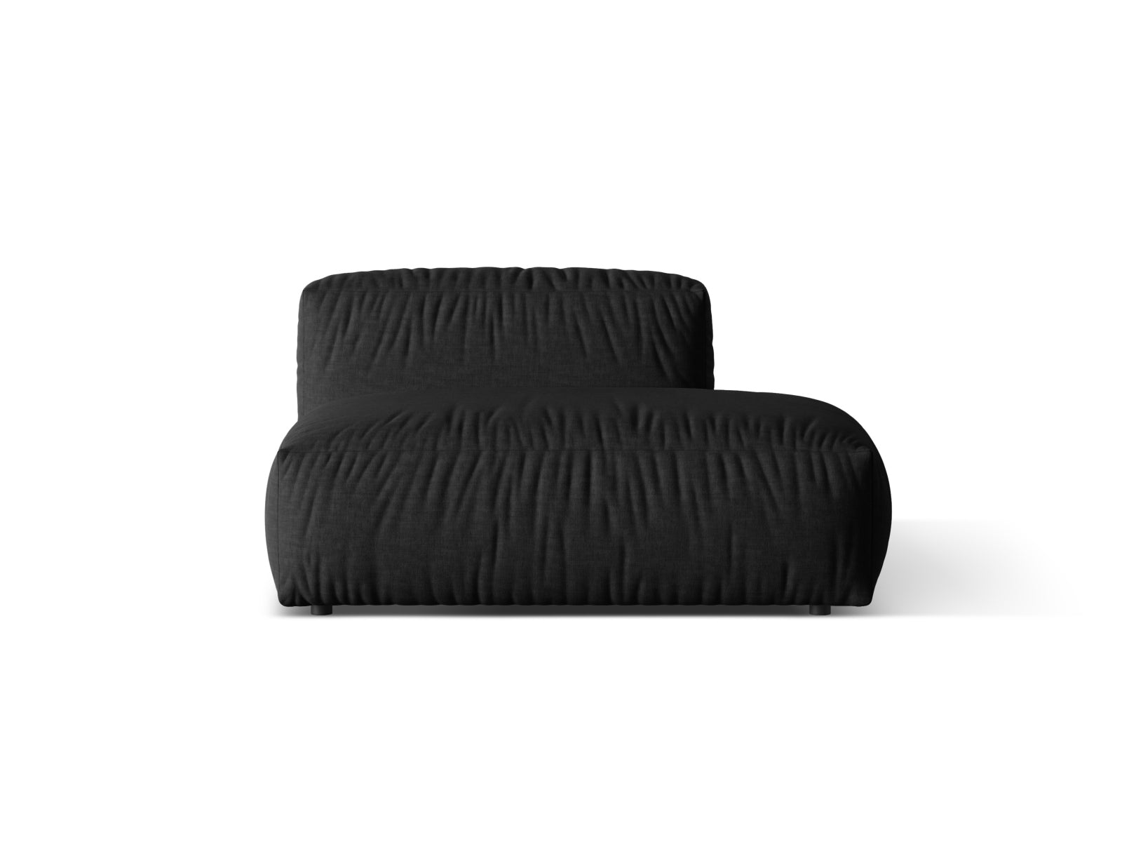Martina Sofa rechts 2 Sitzer in Black präsentiert im Onlineshop von KAQTU Design AG. L-Sofa rechts ist von Micadoni
