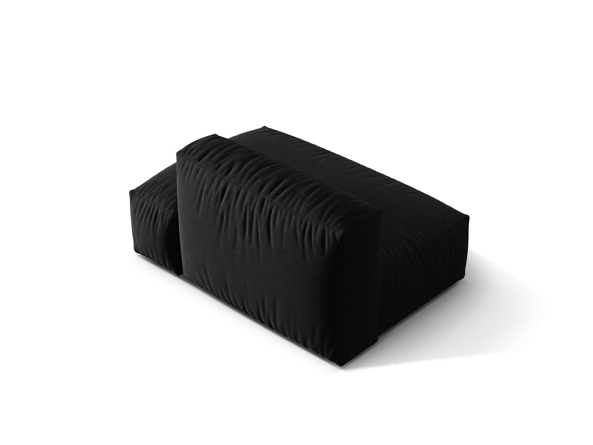 Martina Sofa rechts 2 Sitzer in Black-Boston präsentiert im Onlineshop von KAQTU Design AG. Modulares Sofa ist von Micadoni
