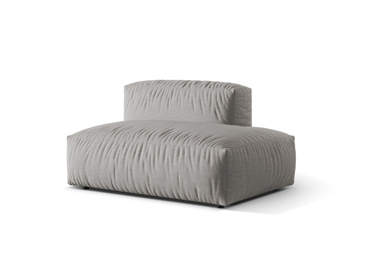 Martina Sofa rechts 2 Sitzer in Light Grey-Boston präsentiert im Onlineshop von KAQTU Design AG. L-Sofa rechts ist von Micadoni