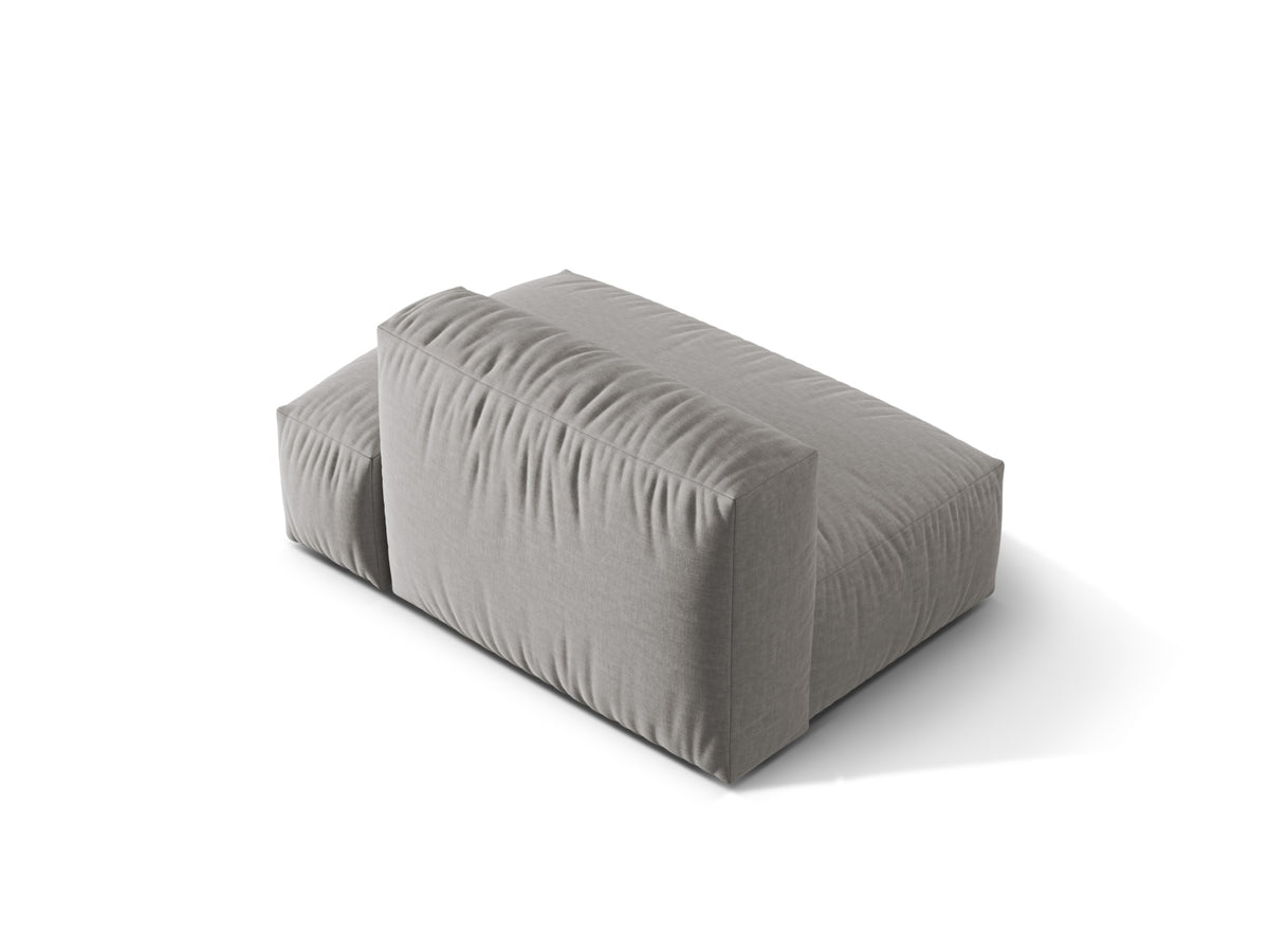 Martina Sofa rechts 2 Sitzer in Light Grey-Boston präsentiert im Onlineshop von KAQTU Design AG. L-Sofa rechts ist von Micadoni