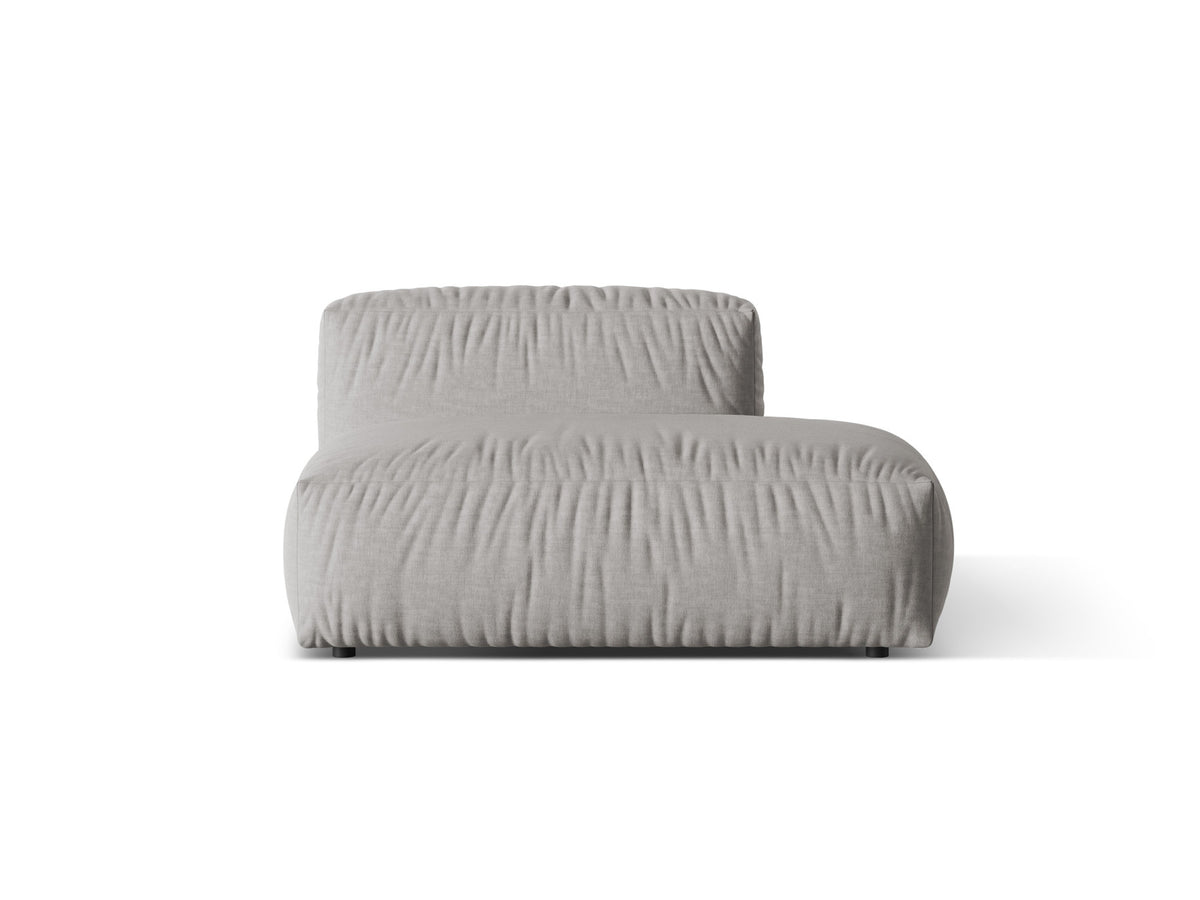 Martina Sofa rechts 2 Sitzer in Light Grey-Boston präsentiert im Onlineshop von KAQTU Design AG. Modulares Sofa ist von Micadoni