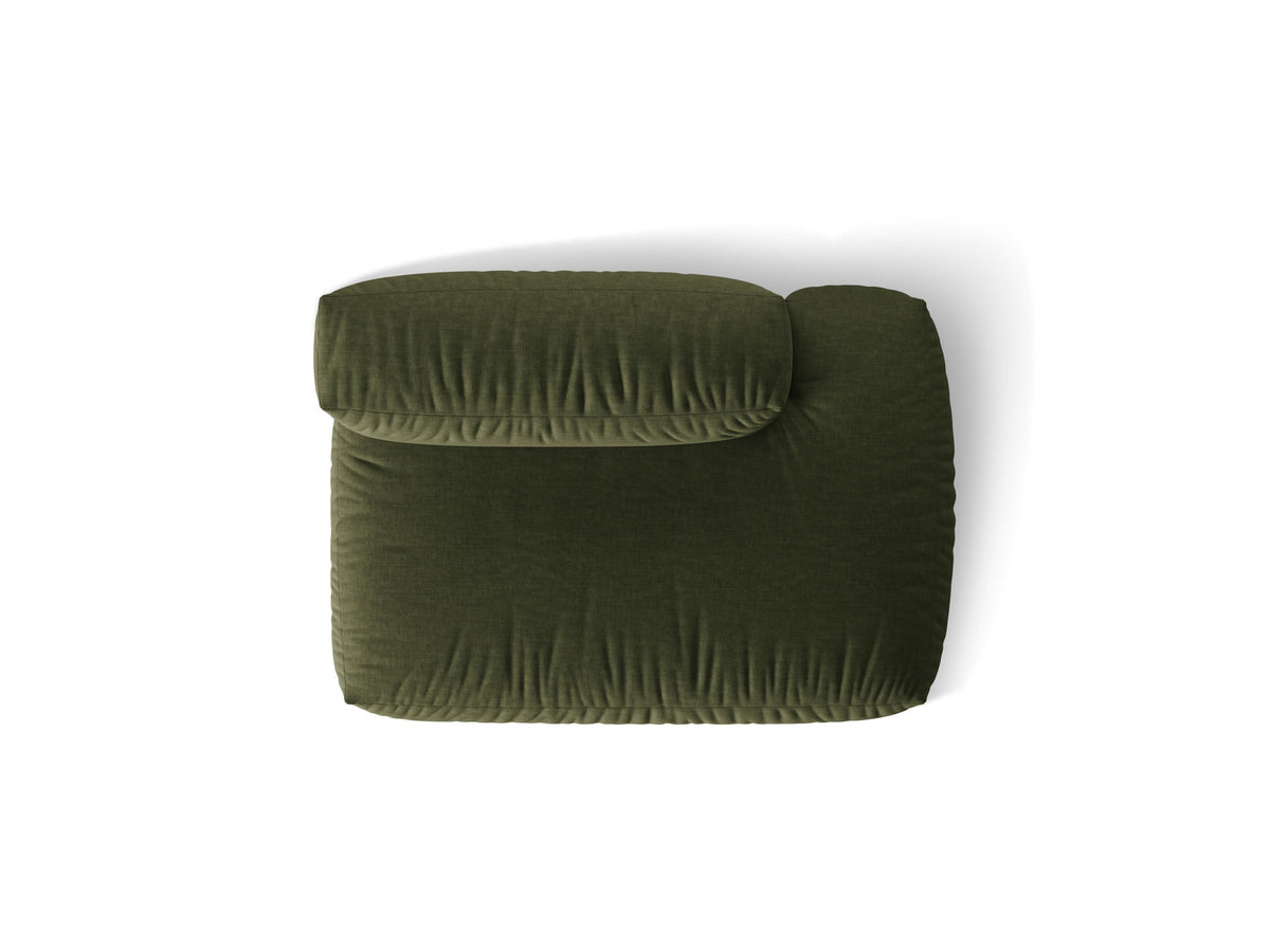 Martina Sofa rechts 2 Sitzer in Green-Boston präsentiert im Onlineshop von KAQTU Design AG. Modulares Sofa ist von Micadoni