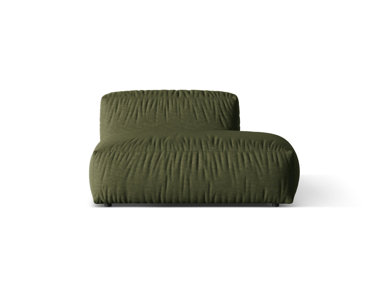 Martina Sofa rechts 2 Sitzer in Green-Boston präsentiert im Onlineshop von KAQTU Design AG. Modulares Sofa ist von Micadoni