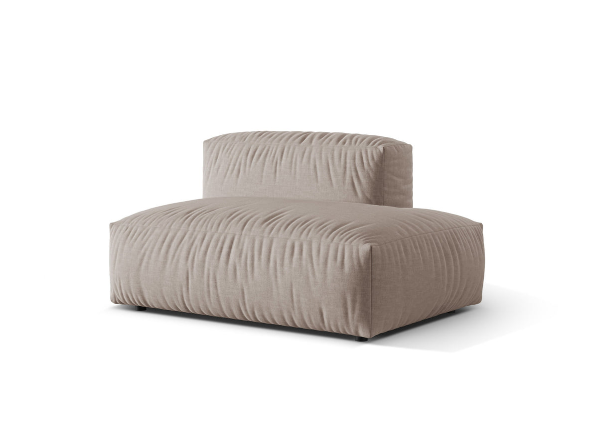 Martina Sofa rechts 2 Sitzer in Dark Beige-Boston präsentiert im Onlineshop von KAQTU Design AG. Modulares Sofa ist von Micadoni