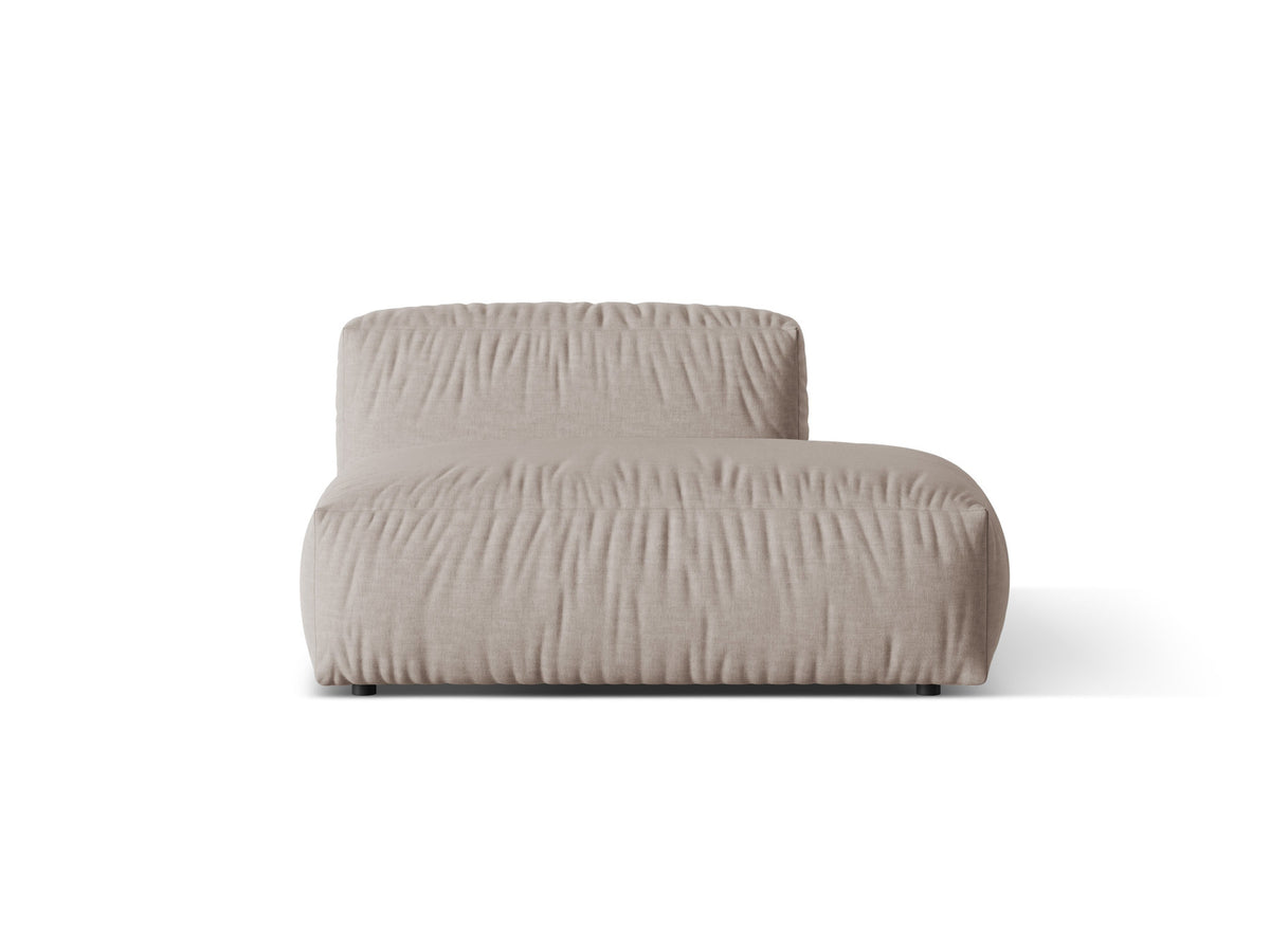 Martina Sofa rechts 2 Sitzer in Dark Beige-Boston präsentiert im Onlineshop von KAQTU Design AG. Modulares Sofa ist von Micadoni