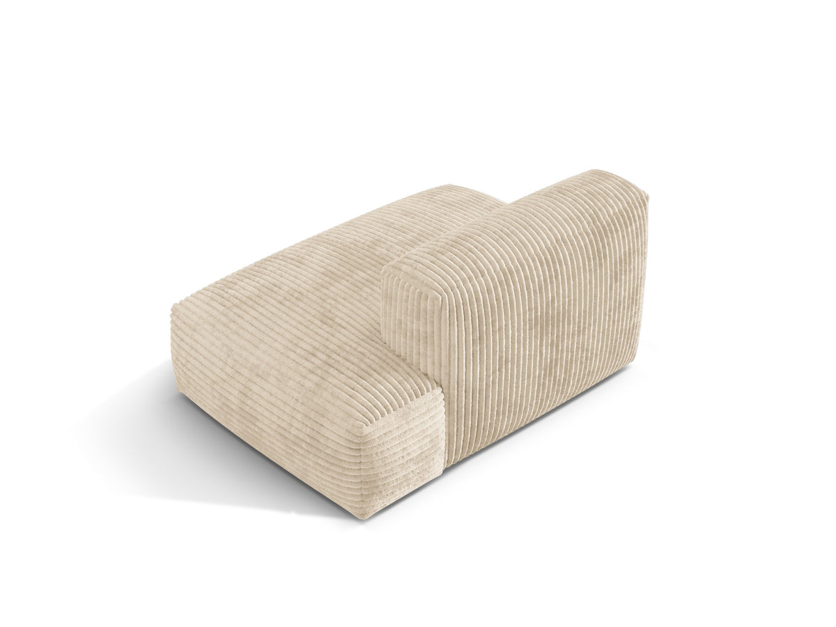 Martina Sofa rechts 2 Sitzer in Light Beige-Tilia präsentiert im Onlineshop von KAQTU Design AG. Modulares Sofa ist von Micadoni