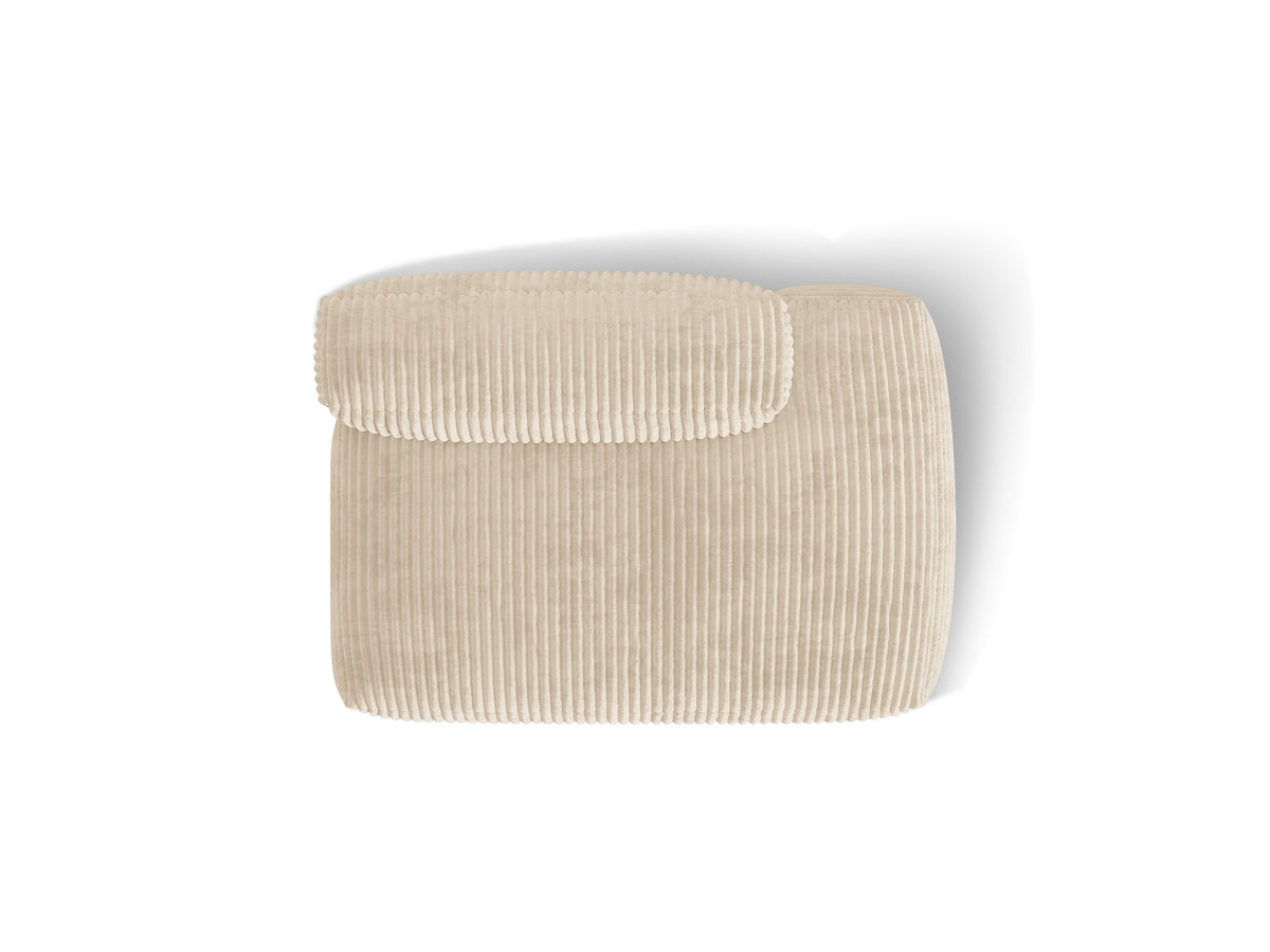 Martina Sofa rechts 2 Sitzer in Light Beige-Tilia präsentiert im Onlineshop von KAQTU Design AG. Modulares Sofa ist von Micadoni