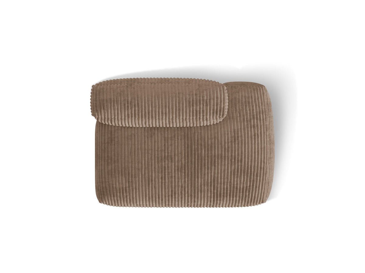 Martina Sofa rechts 2 Sitzer in Acorn-Tilia präsentiert im Onlineshop von KAQTU Design AG. Modulares Sofa ist von Micadoni