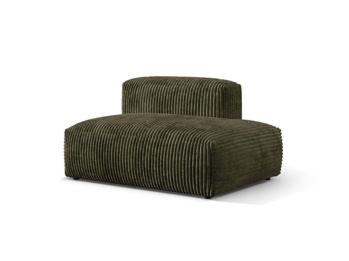 Martina Sofa rechts 2 Sitzer in Moss Green-Tilia präsentiert im Onlineshop von KAQTU Design AG. Modulares Sofa ist von Micadoni