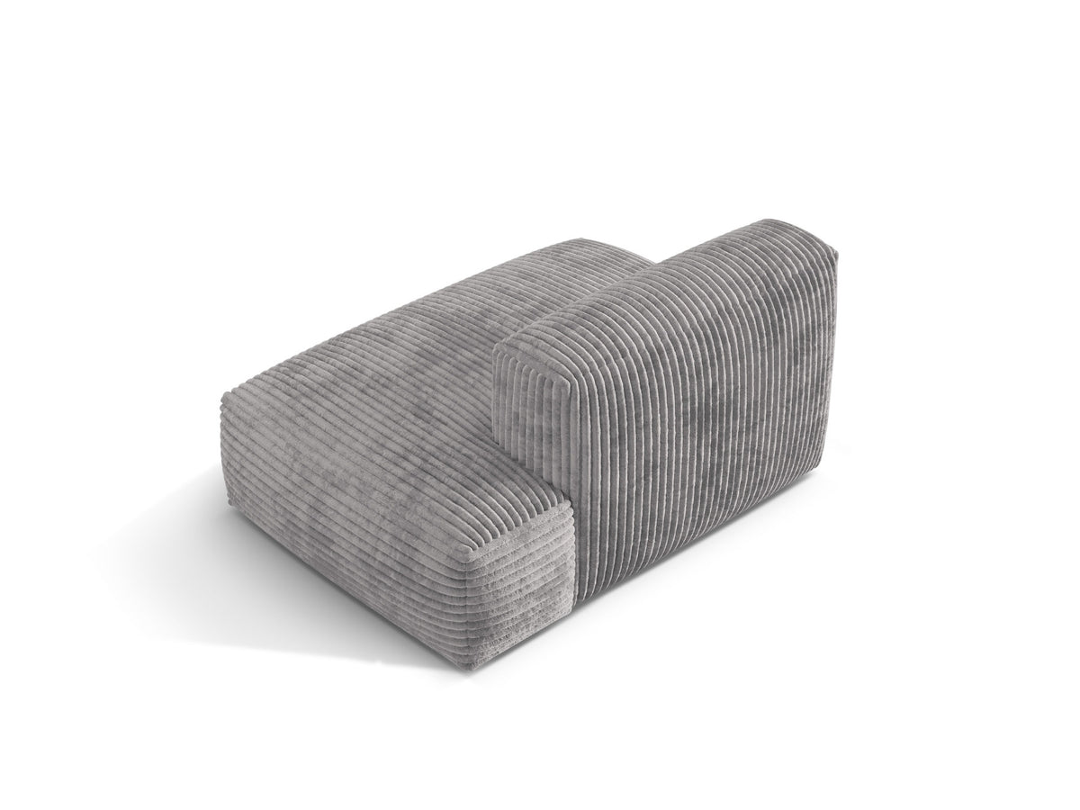 Martina Sofa rechts 2 Sitzer in Light Grey-Tilia präsentiert im Onlineshop von KAQTU Design AG. Modulares Sofa ist von Micadoni