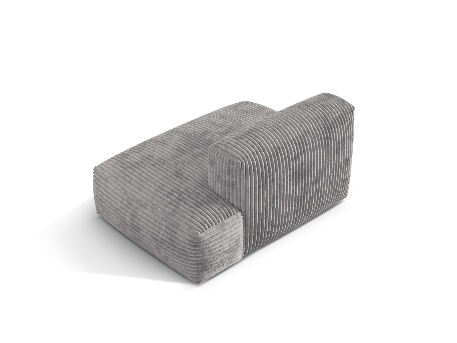 Modernes 2-Sitzer Sofa Martina in hellem Grau, perfekt für gemütliche Wohnzimmer. Hochwertige Materialien und elegantes Design von Micadoni.