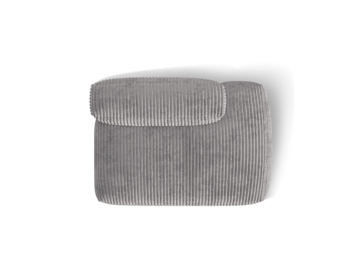 Martina Sofa rechts 2 Sitzer in Light Grey-Tilia präsentiert im Onlineshop von KAQTU Design AG. Modulares Sofa ist von Micadoni