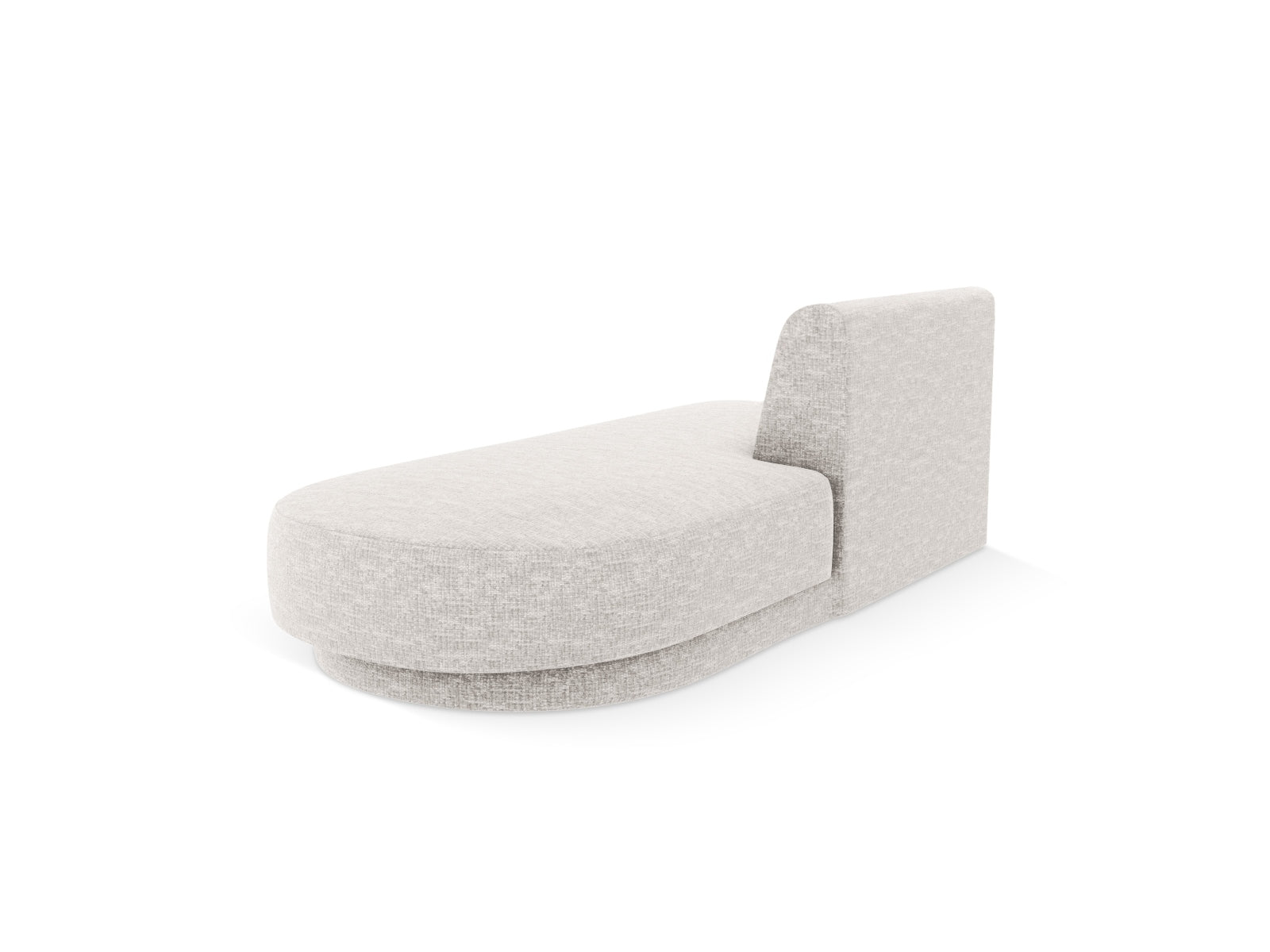Elegantes Miley Sitting Module Open rechts, 2-Sitzer Sofa in Silver-Eden, ideal für moderne Wohnräume und vielseitige Gestaltung.