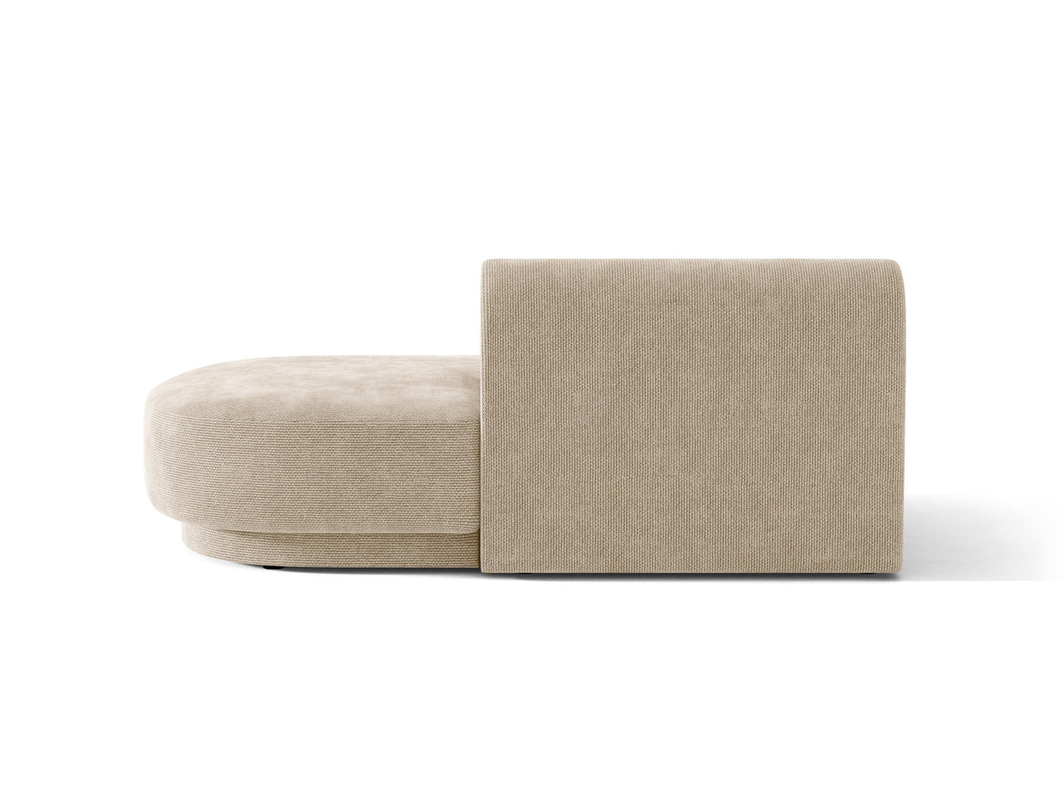 Miley Sitting Module Open rechts 2 Sitzer in Beige-Eden präsentiert im Onlineshop von KAQTU Design AG. Modulares Sofa ist von Micadoni