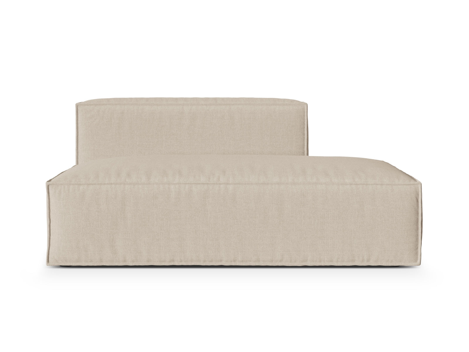 Modulares 3-Sitzer Sofa Nuria mit offener rechter Seite, ideal für moderne Wohnräume und flexible Gestaltung. Bequem und stilvoll.