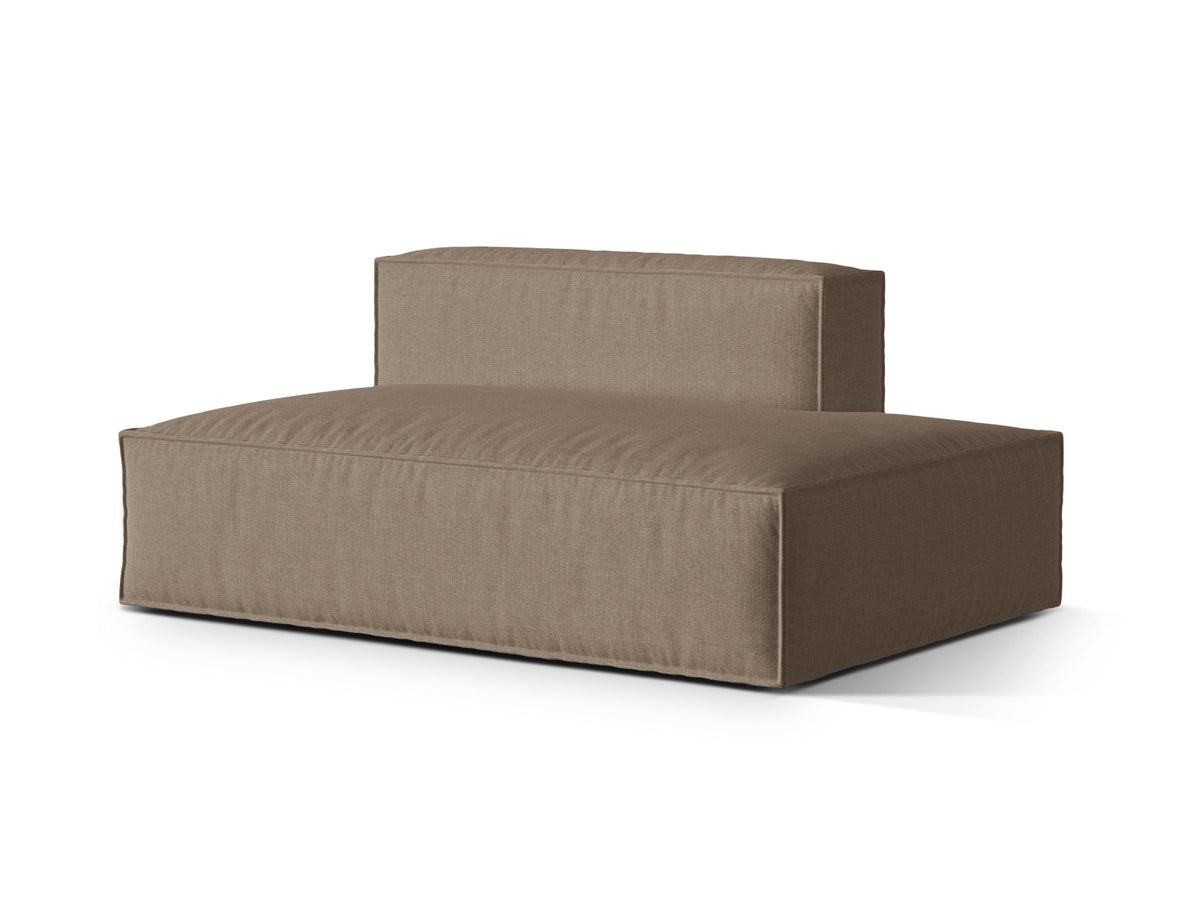 3-Sitzer Modular Sofa Open end rechts Nuria in Cappuccino-Liberty präsentiert im Onlineshop von KAQTU Design AG. 3er Sofa ist von Micadoni