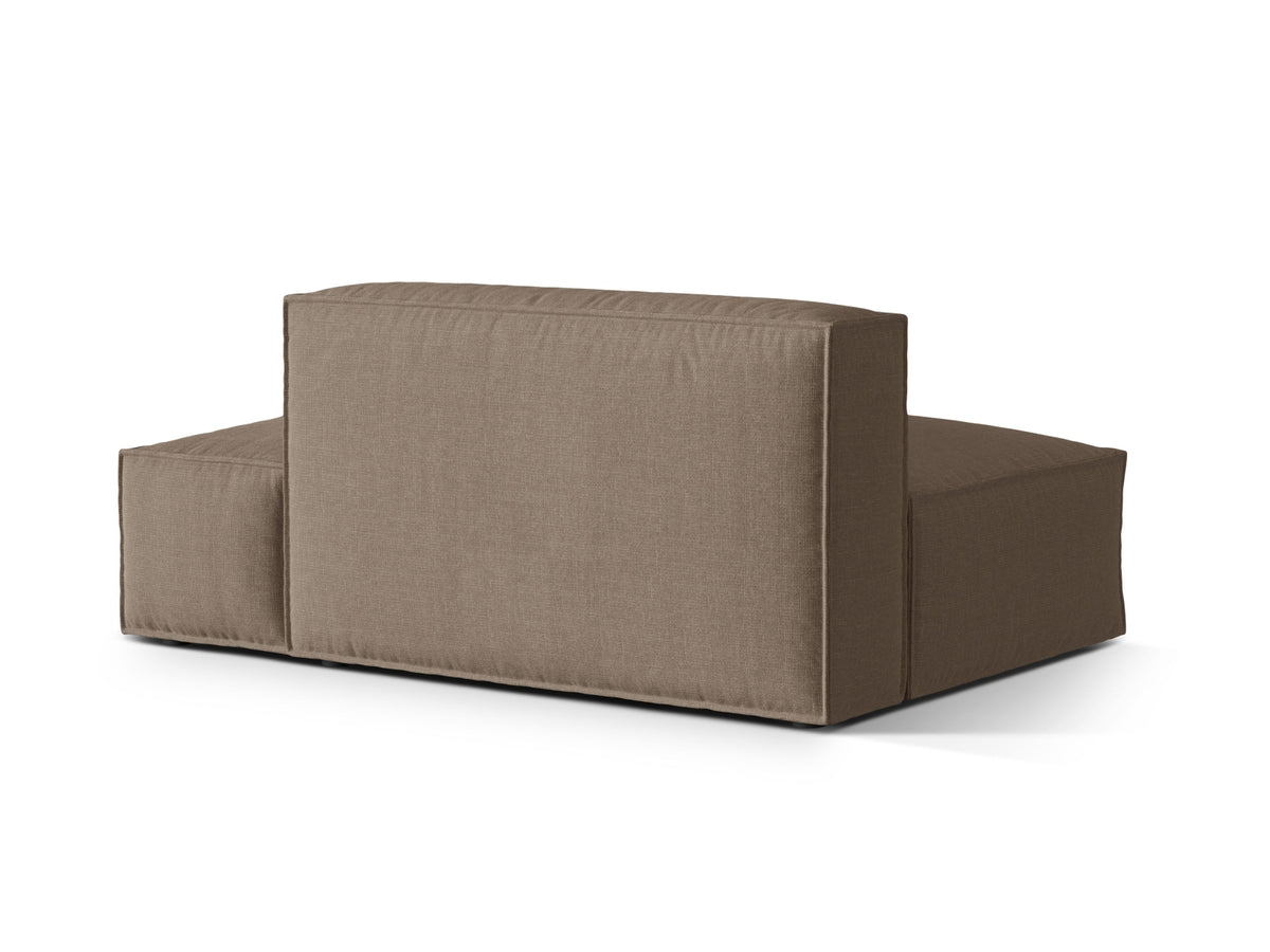 3-Sitzer Modular Sofa Open end rechts Nuria in Cappuccino-Liberty präsentiert im Onlineshop von KAQTU Design AG. 3er Sofa ist von Micadoni