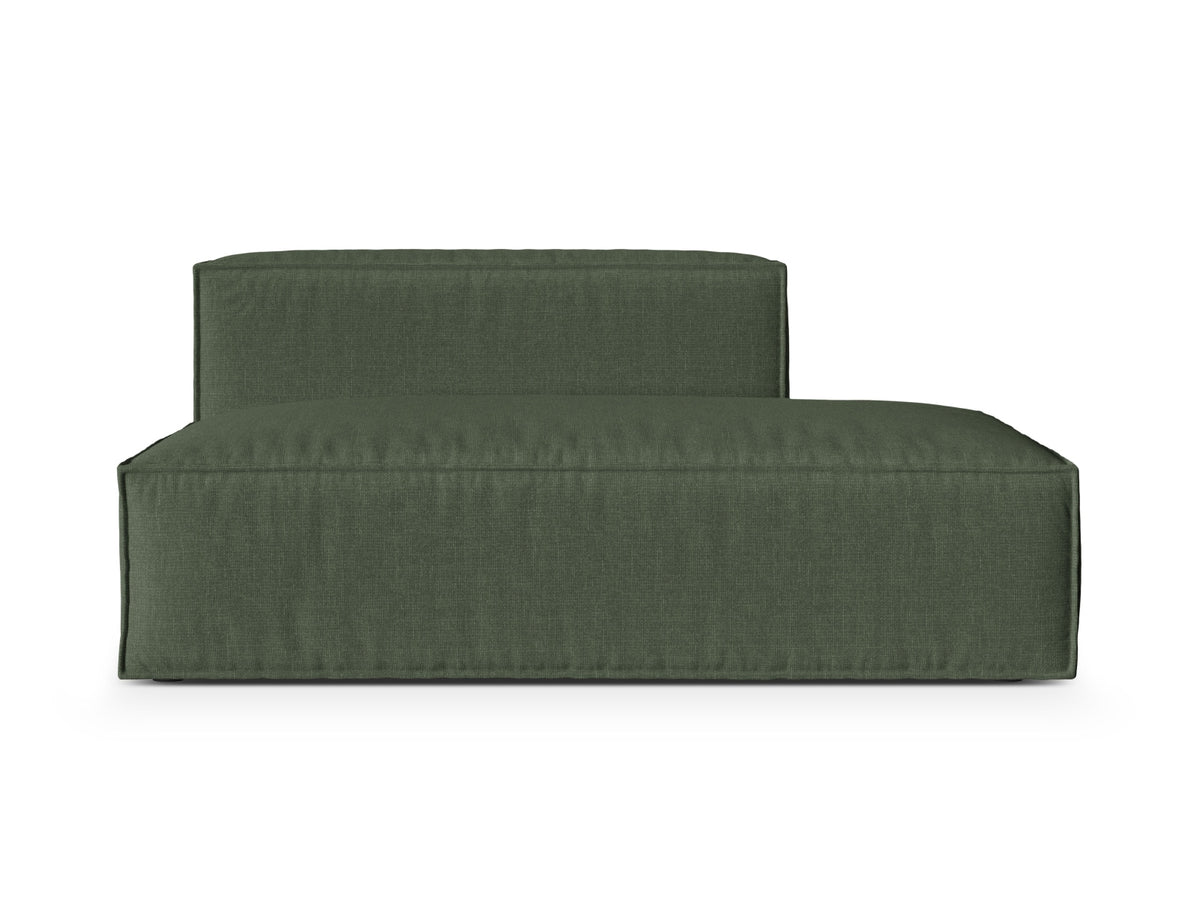 3-Sitzer Modular Sofa Open end rechts Nuria in Moss Green-Liberty präsentiert im Onlineshop von KAQTU Design AG. 3er Sofa ist von Micadoni