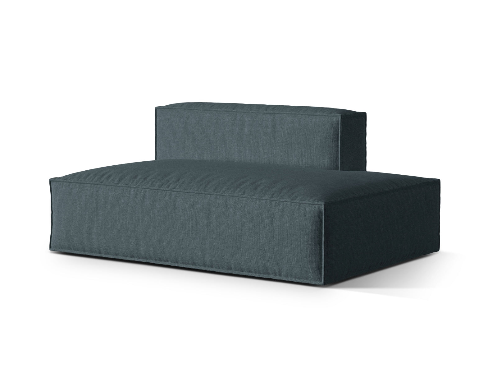 Modulares 3-Sitzer Sofa Nuria mit offener rechter Seite, perfekt für stilvolle Wohnräume und gemütliche Abende. Flexibel und einladend.