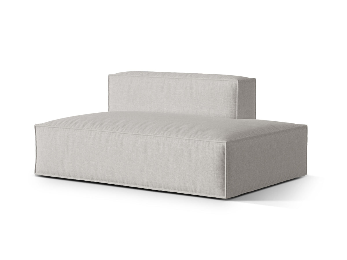 3-Sitzer Modular Sofa Open end rechts Nuria in Light Grey-Liberty präsentiert im Onlineshop von KAQTU Design AG. 3er Sofa ist von Micadoni