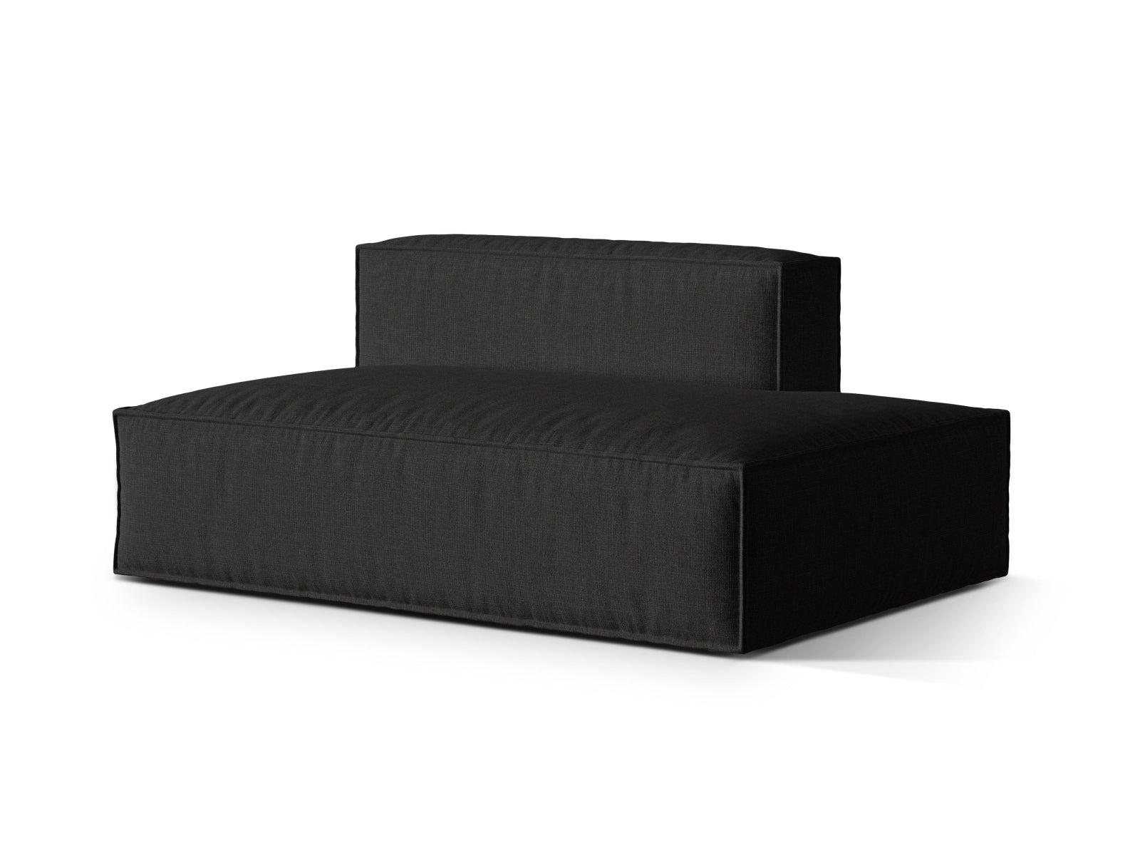 Elegantes 3-Sitzer Sofa Nuria mit offener rechter Seite, ideal für entspannte Abende und modernes Wohndesign. Vielseitig und komfortabel.