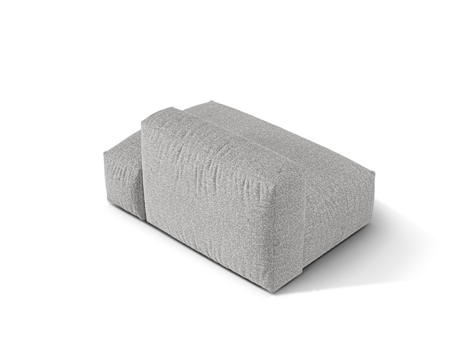 Elegantes 2-Sitzer Sofa Martina in modernem Silber, ideal für stilvolle Wohnräume. Flexibles modulares Design von Micadoni für individuelle Anpassungen.