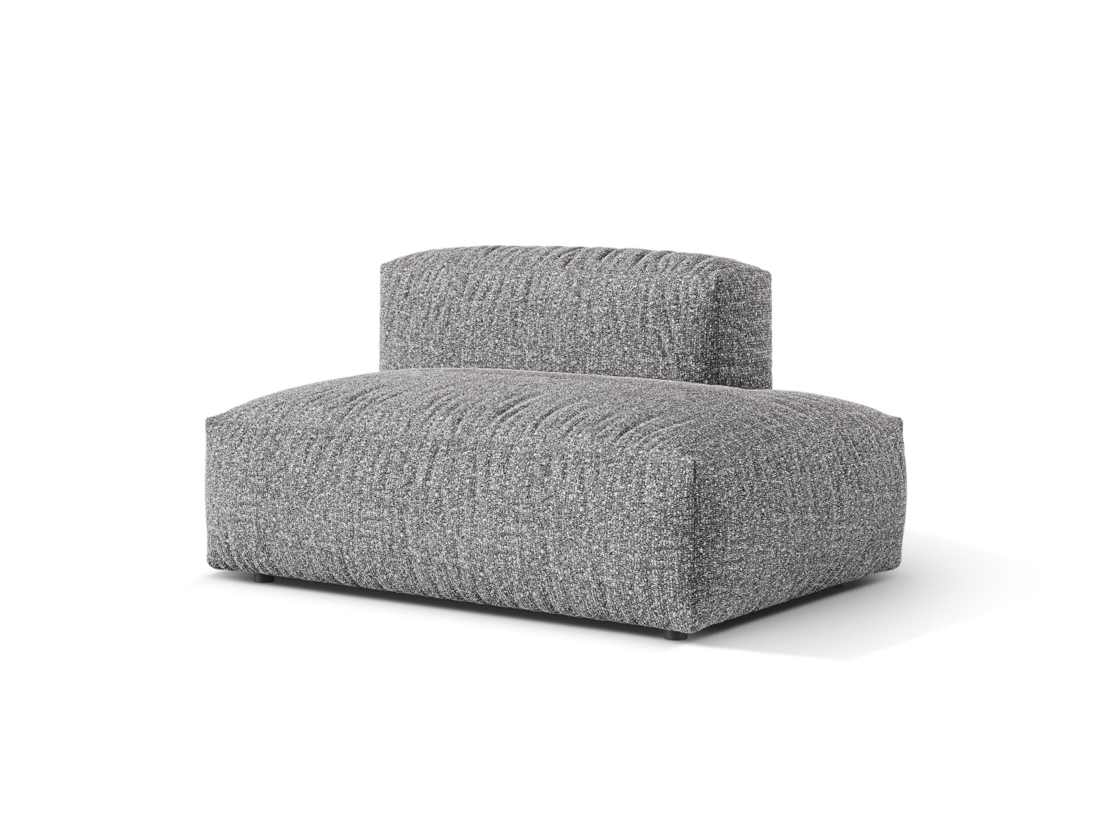 Elegantes 2-Sitzer Sofa Martina in Graphit, ideal für moderne Wohnräume. Teil der modularen Kollektion von Micadoni.