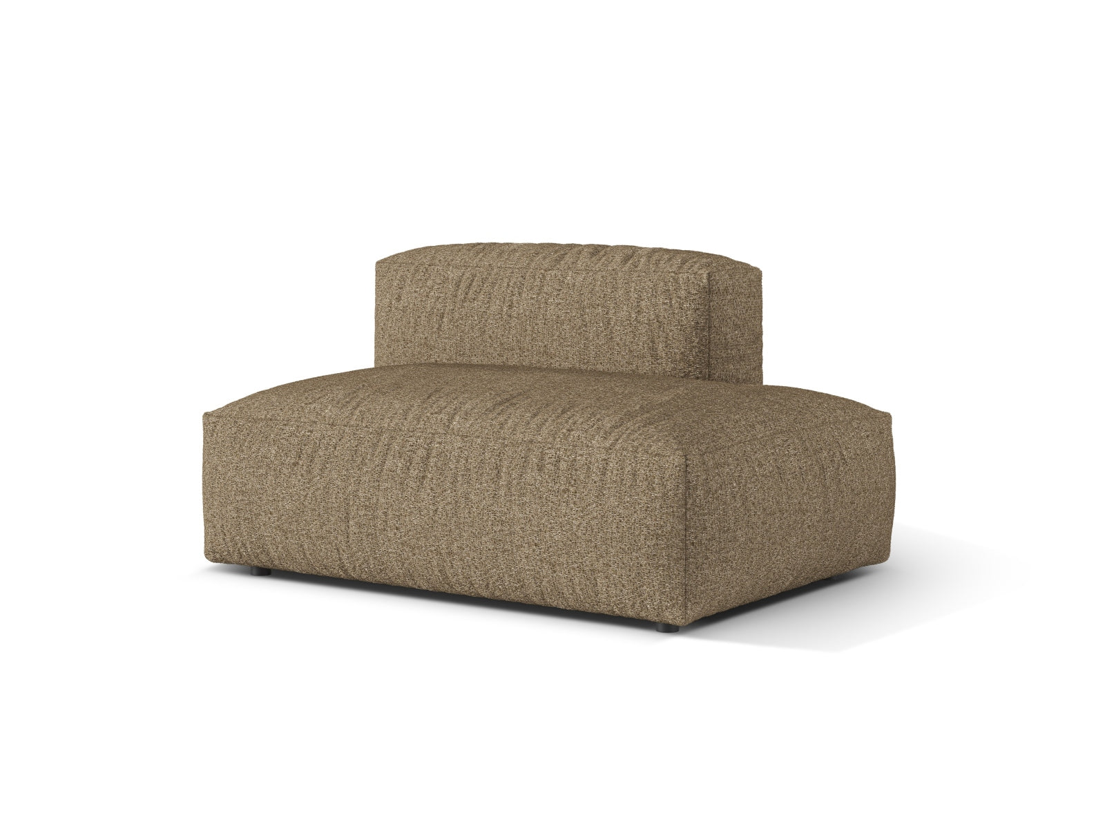 Elegantes 2-Sitzer Sofa Martina in Cappuccino, ideal für moderne Wohnräume. Flexibles, modulares Design von Micadoni.