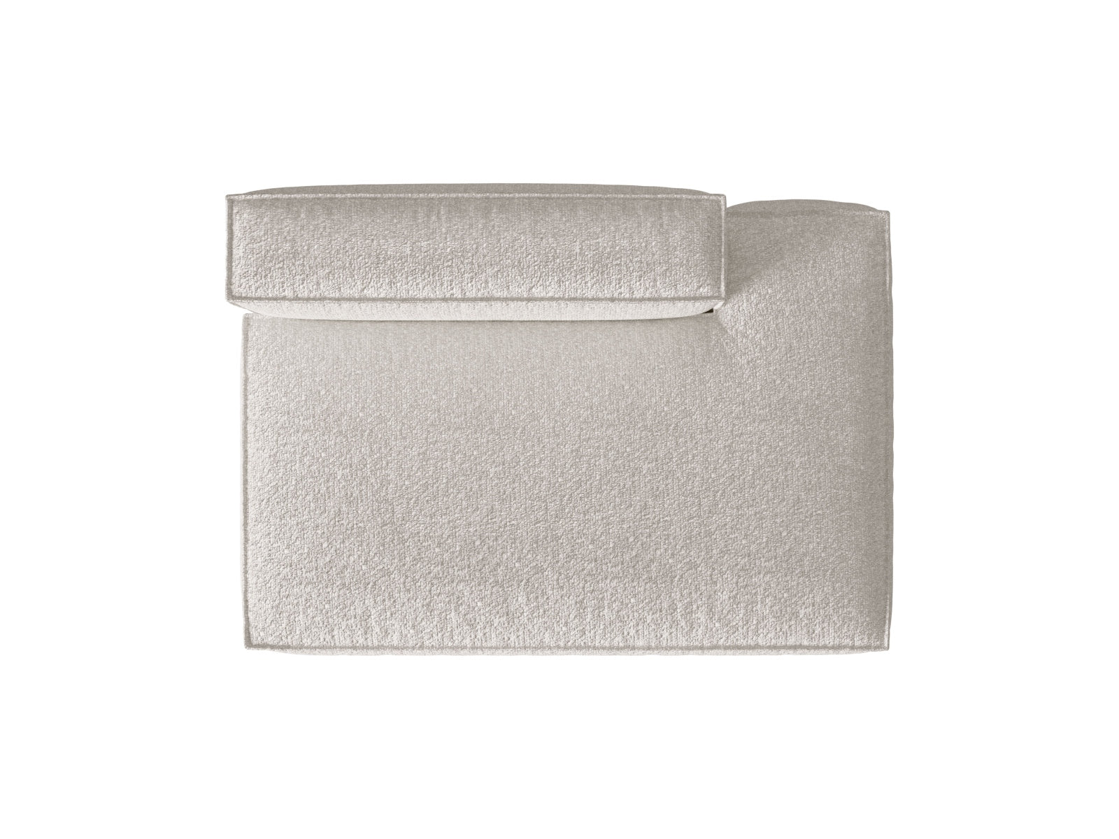 Elegantes 3-Sitzer Sofa Nuria Boucle von Micadoni, ideal für moderne Wohnräume, mit weichem Bezug in harmonischen Grautönen.