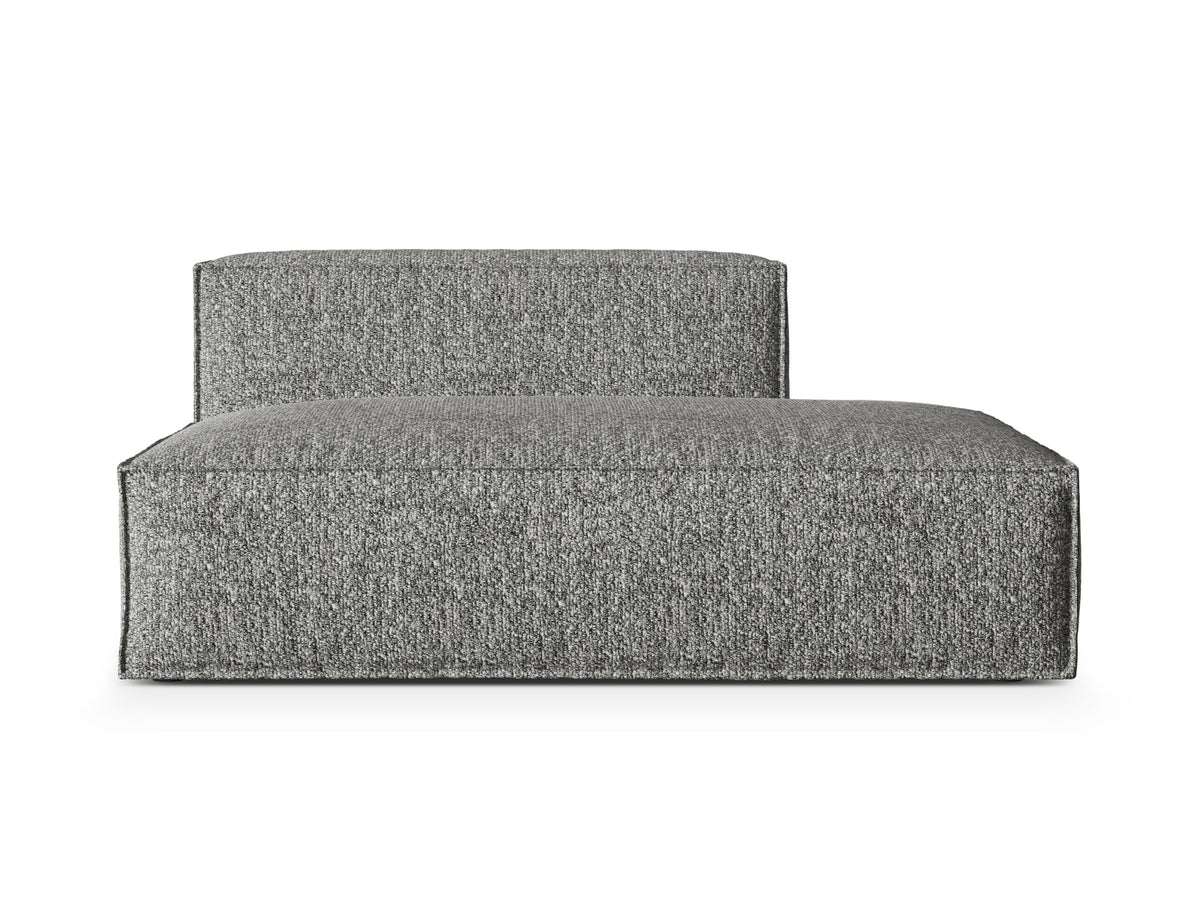 Nuria Boucle rechts Modular Sofa 3 Sitzer in Graphite-Monet präsentiert im Onlineshop von KAQTU Design AG. Modulares Sofa ist von Micadoni