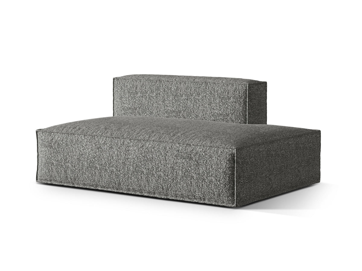 Nuria Boucle rechts Modular Sofa 3 Sitzer in Graphite-Monet präsentiert im Onlineshop von KAQTU Design AG. Modulares Sofa ist von Micadoni