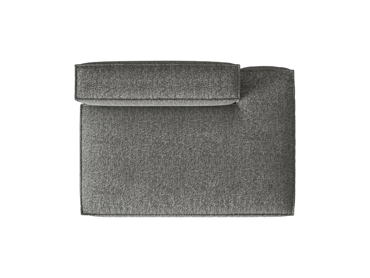 Nuria Boucle rechts Modular Sofa 3 Sitzer in Graphite-Monet präsentiert im Onlineshop von KAQTU Design AG. Modulares Sofa ist von Micadoni