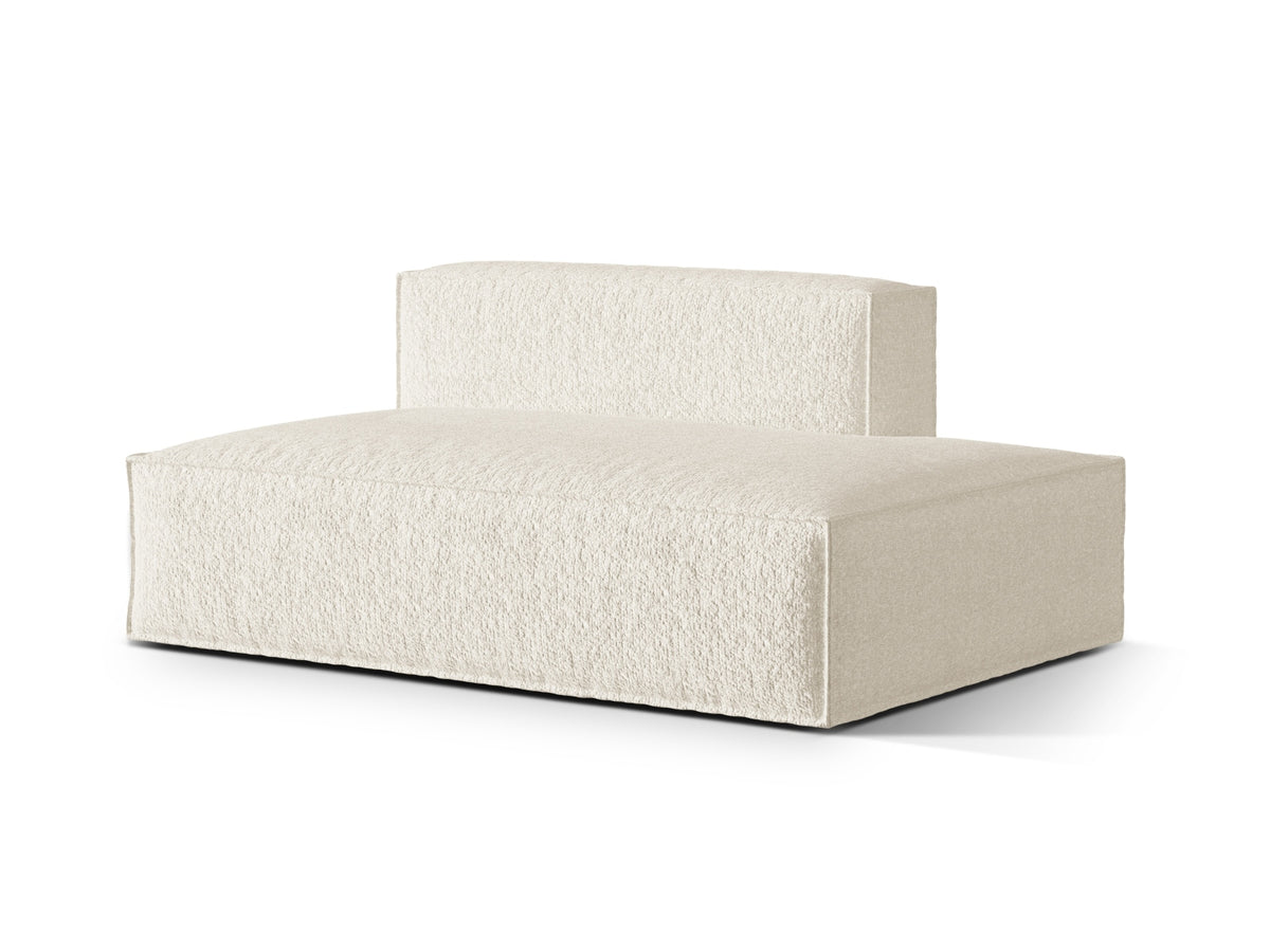 Nuria Boucle rechts Modular Sofa 3 Sitzer in Ivory-Monet präsentiert im Onlineshop von KAQTU Design AG. Modulares Sofa ist von Micadoni