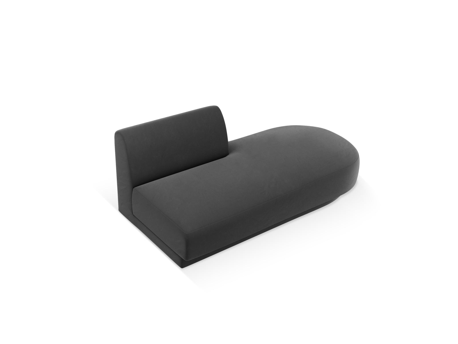 Miley Sitting Module Open rechts 2 Sitzer in Grey präsentiert im Onlineshop von KAQTU Design AG. Modulares Sofa ist von Micadoni