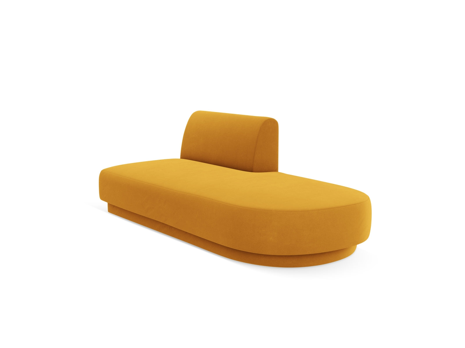 Miley Sitting Module Open rechts 2 Sitzer in Yellow präsentiert im Onlineshop von KAQTU Design AG. Modulares Sofa ist von Micadoni