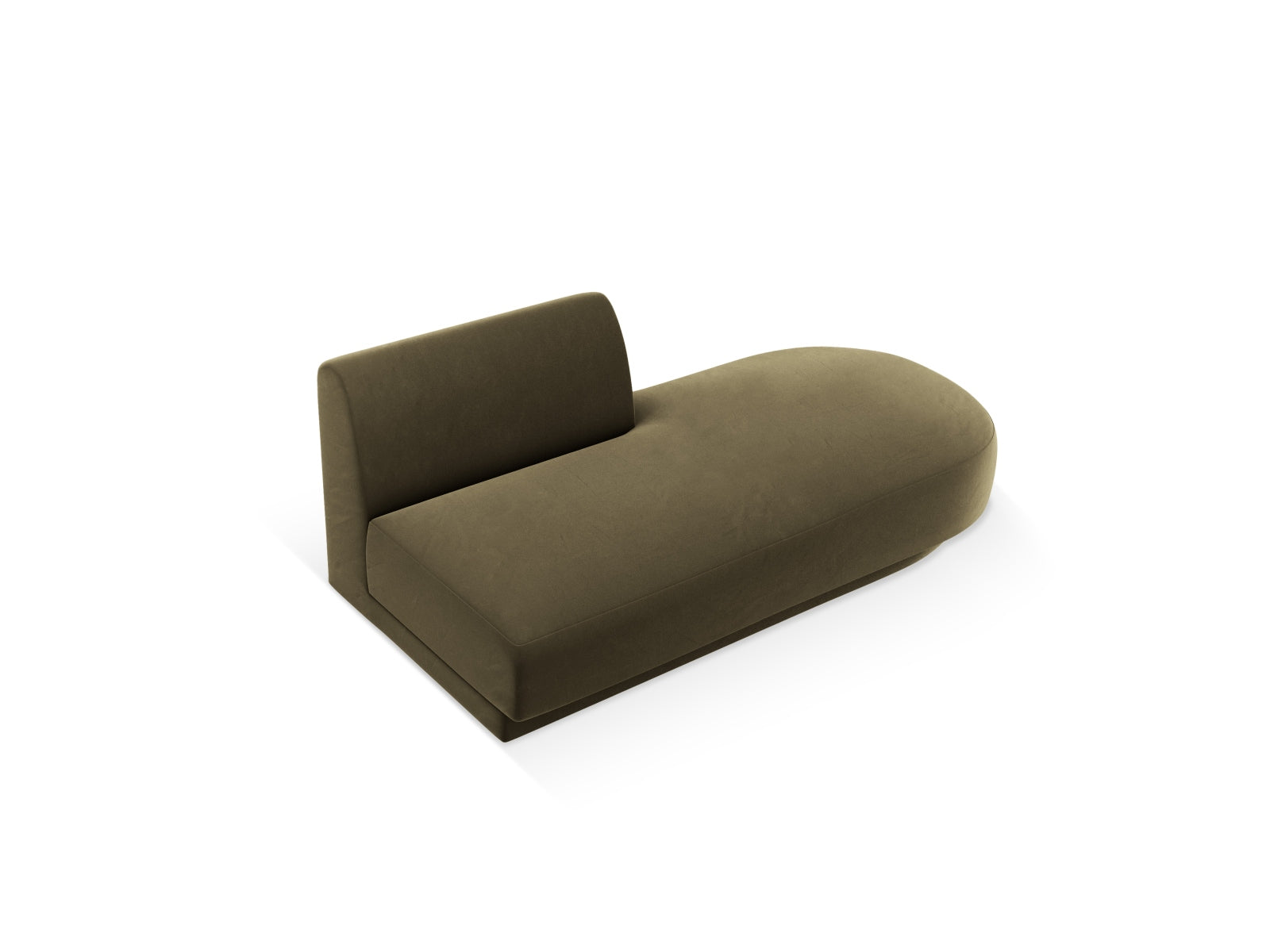 Miley Sitting Module Open rechts 2 Sitzer in Green präsentiert im Onlineshop von KAQTU Design AG. Modulares Sofa ist von Micadoni